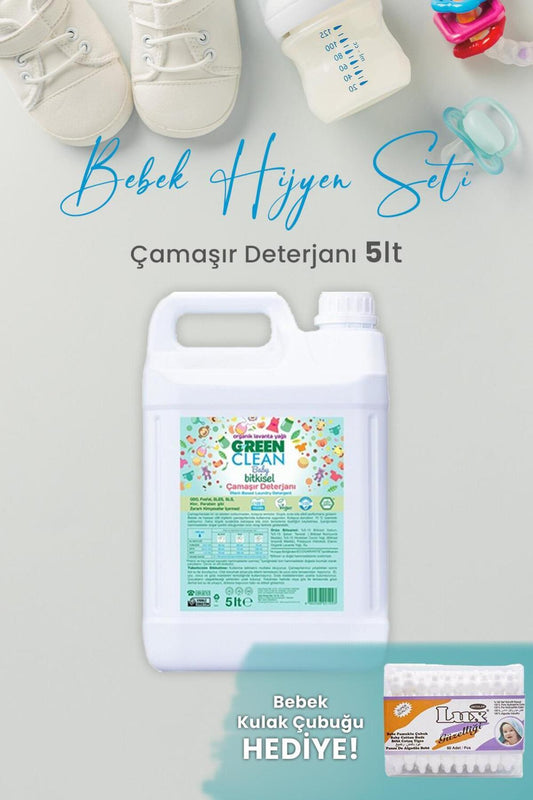 Baby Bitkisel Çamaşır Deterjanı Lavanta Yağlı 5 lt ve Hediyeli