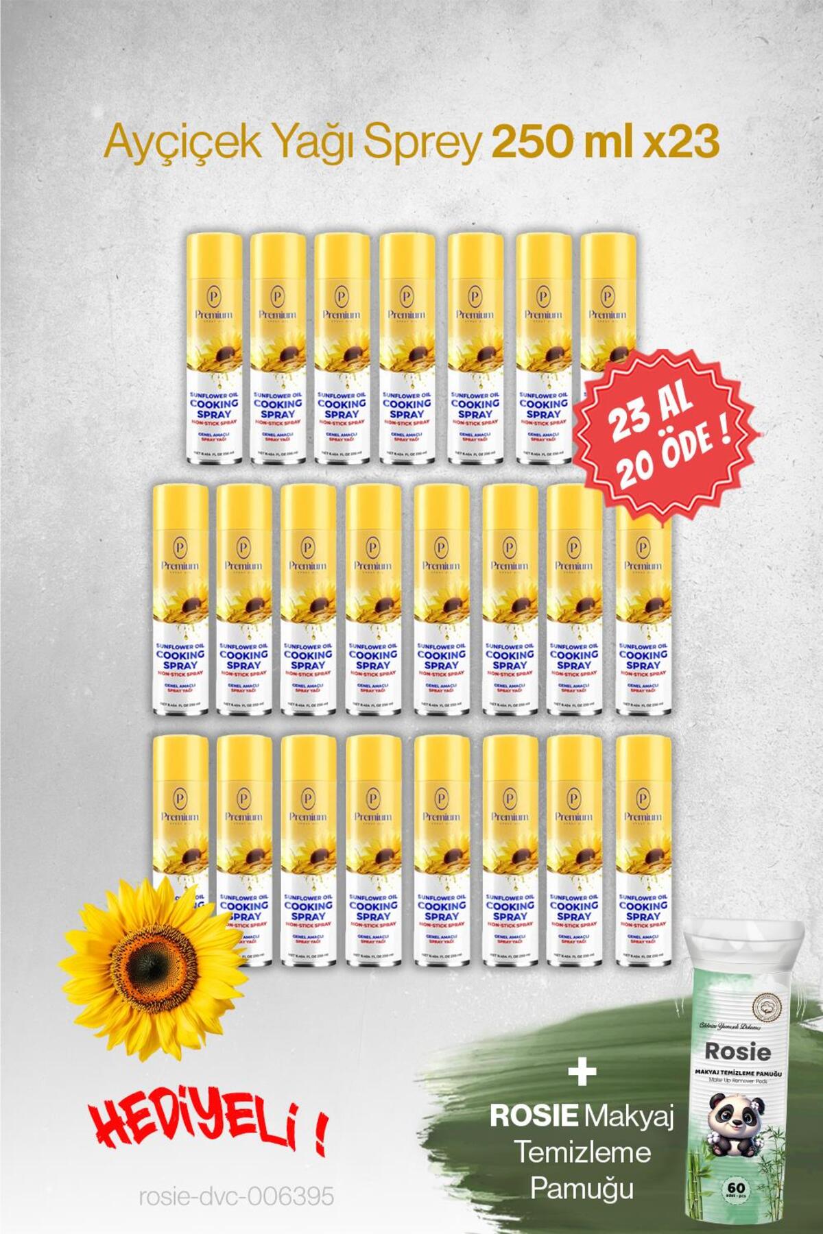 23 AL 20 ÖDE Ayçiçek Yağı 250 ML Hediyeli
