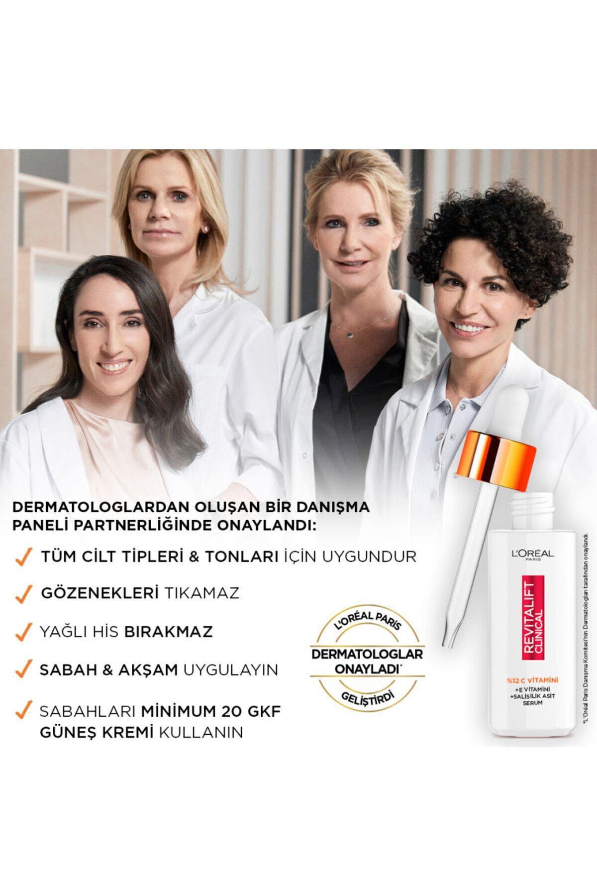 Loreal Paris Revitalift Clinical [C vitamini + Salisilik Asit] 4'lü Set ve ROSIE
