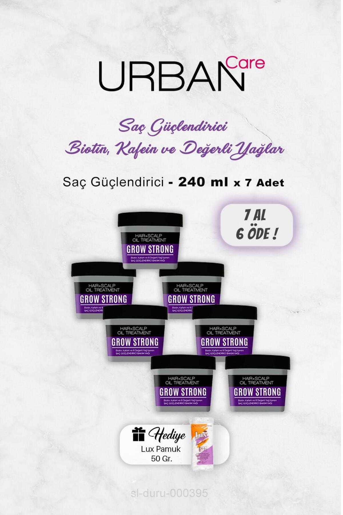 7 AL 6 ÖDE Urban Care Güçlendirici Bakım Yağı 240 ml, Pamuk Hediyeli