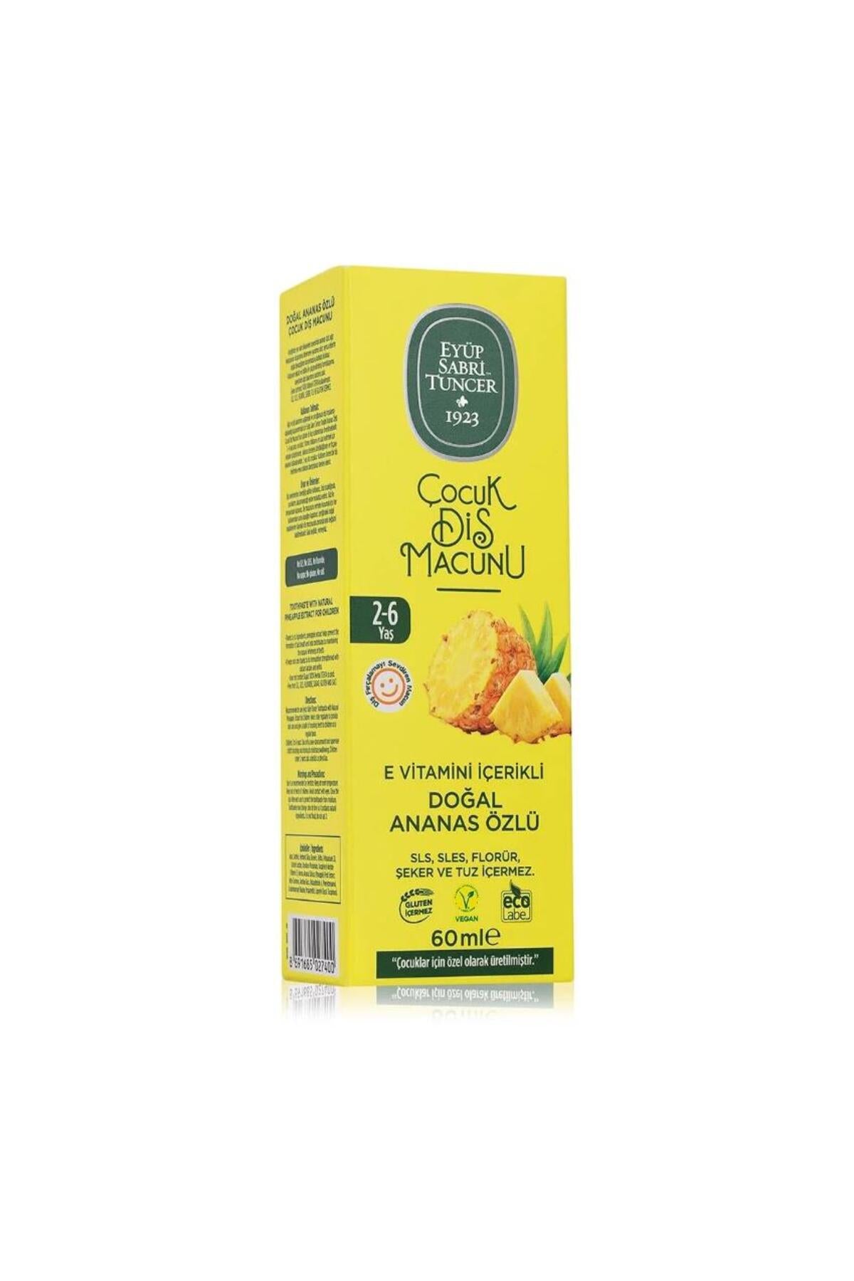 Doğal 5 Adet Ananas Özlü Diş Macunu 60 ml, Rosie Hediye