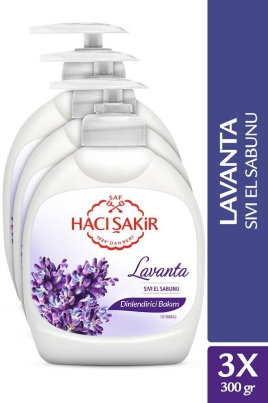 Lavanta Dinlendirici Bakım Sıvı El Sabunu 300 ml x 3 Adet