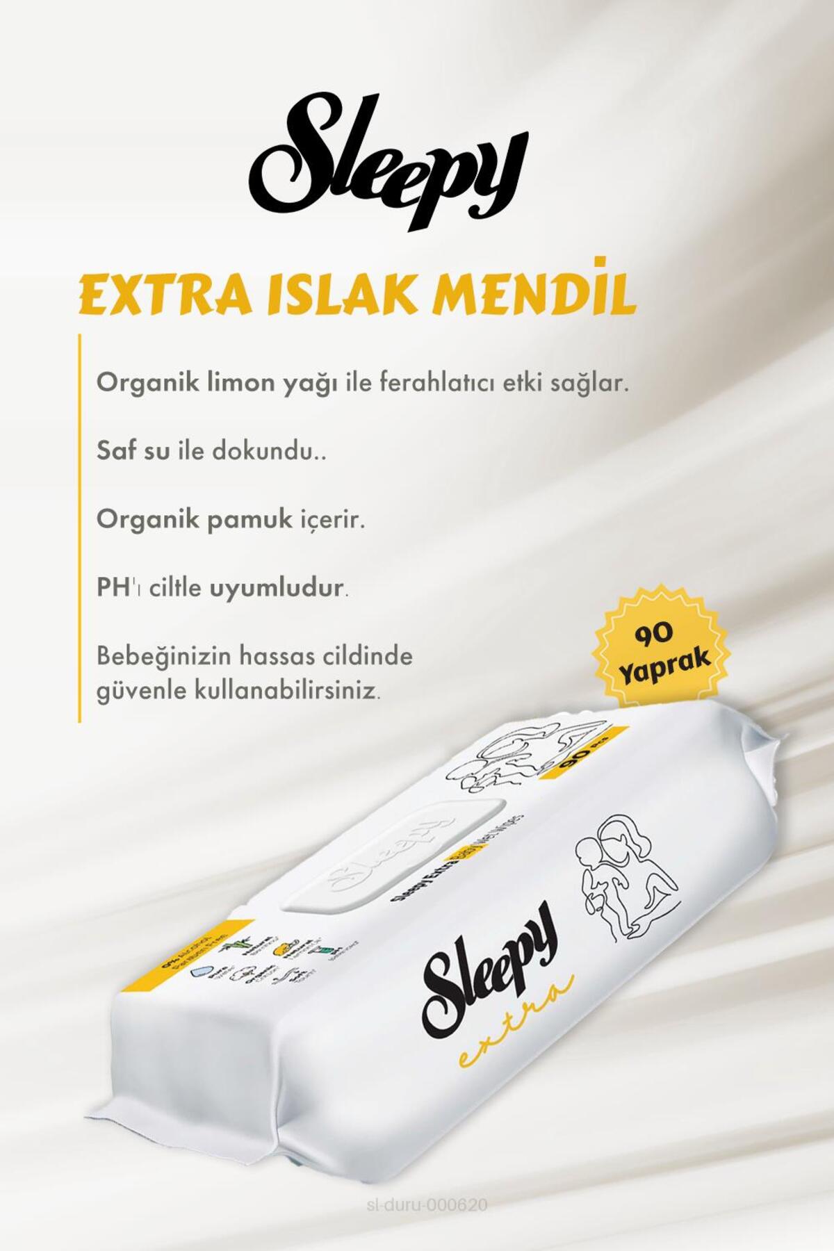Extra Islak Bebek Havlusu 11 AL 10 ÖDE 90 Adet ve Bebe Pamuğu