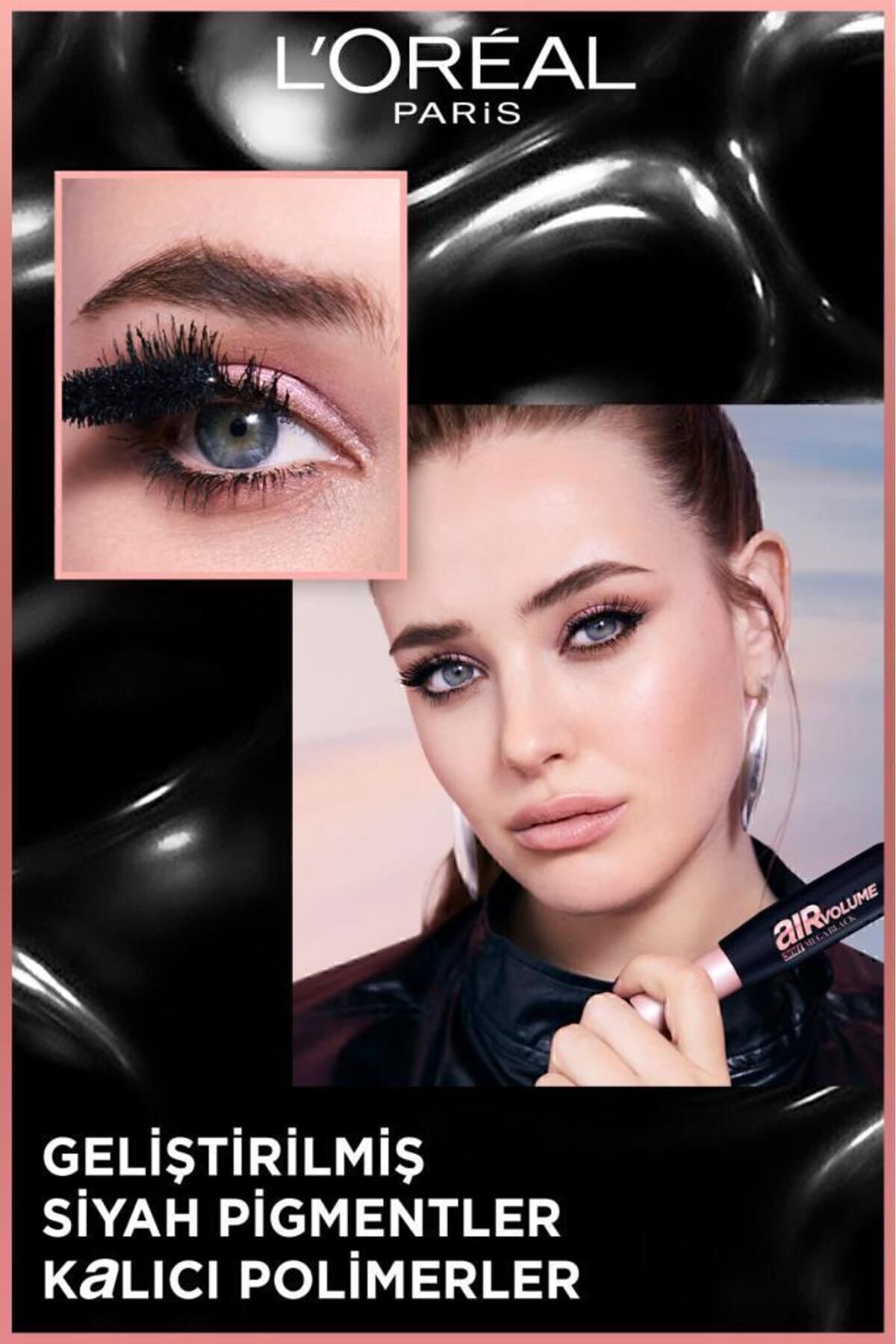 Air Mega Black Maskara – 30 Saate Kadar Kalıcı – Ekstra Siyah