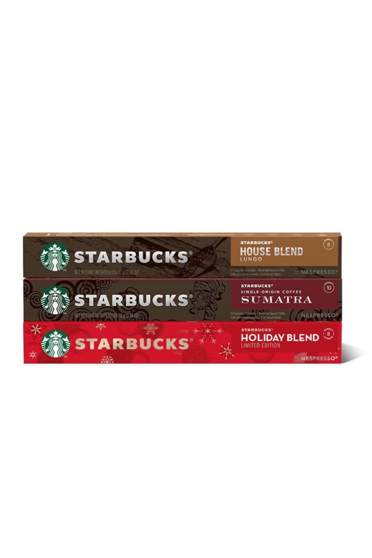 Holiday Blend Christmas, House Ve Sumatra Kapsül Kahve 3 X 10 Adet