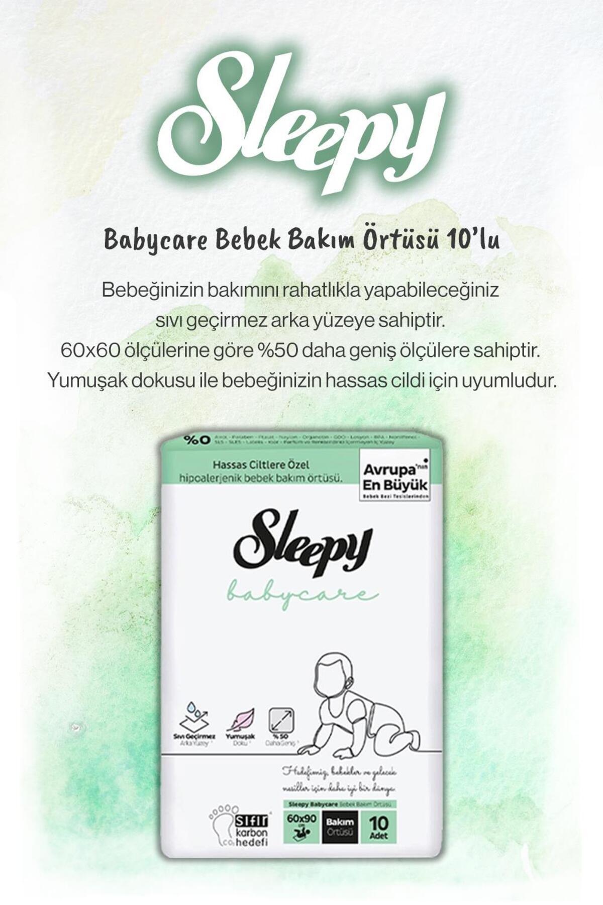 9 AL 8 ÖDE 10'lu Babycare Bebek Bakım Örtüsü ve Rosie Pamuk Hediye