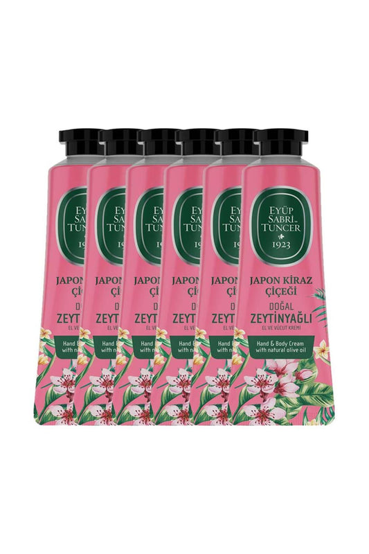 El Ve Vücut Kremi Japon Kiraz Çiçeği 50 ml X 6