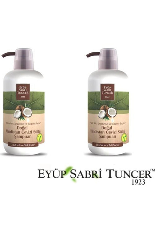 Doğal Hindistan Cevizi Sütlü Şampuan 600 ml x 2