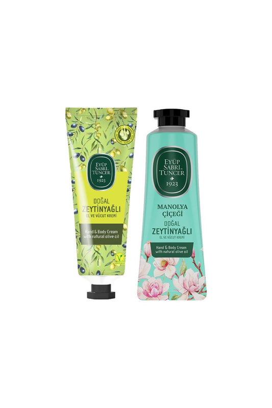 Doğal Zeytinyağlı ve Manolya Çiçeği El Ve Vücut Kremi 50 ML