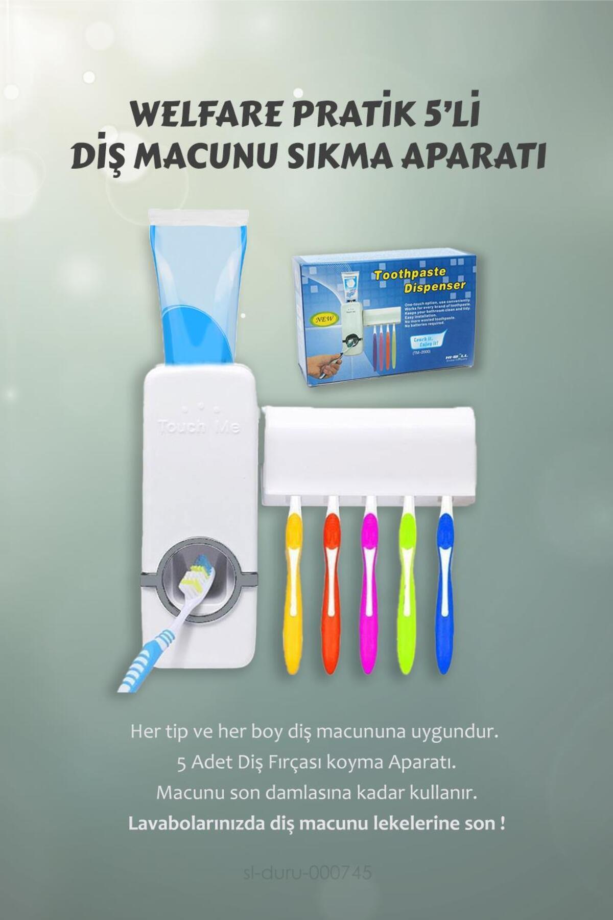 White Teeth 2'li 75 ml 7 AL 6 ÖDE ve Diş Macunu Sıkma Aparatı