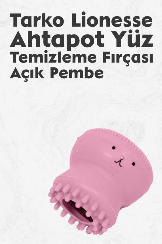 Lionesse Ahtapot Yüz Temizleme Fırçası - Açık Pembe
