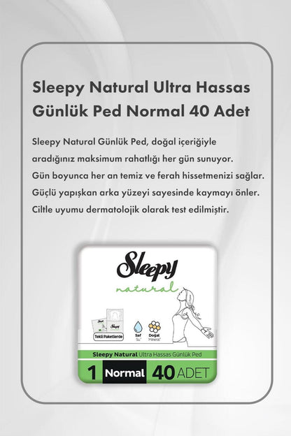 Natural Ultra Hassas Günlük Ped Normal 40 Adet X8 ve Dove 400 ml