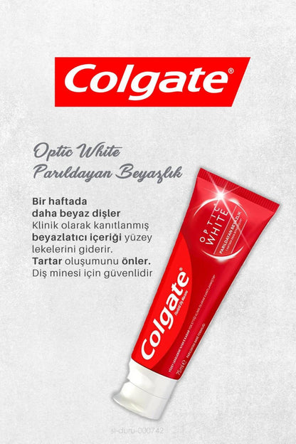 17 AL 15 ÖDE Parıldayan Beyazlık 50 ml,Pratik Diş Macunu Sıkma Aparatı Hediye