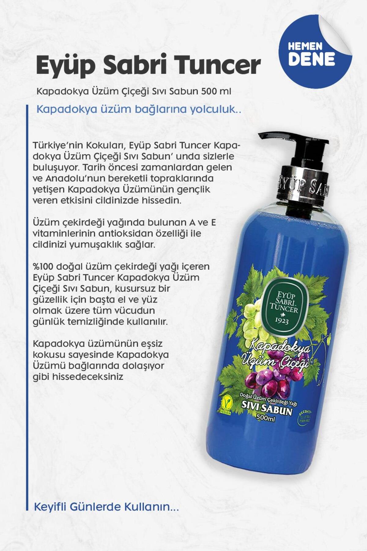 Kapadokya Üzüm Çiçeği Sıvı Sabun 500 ml