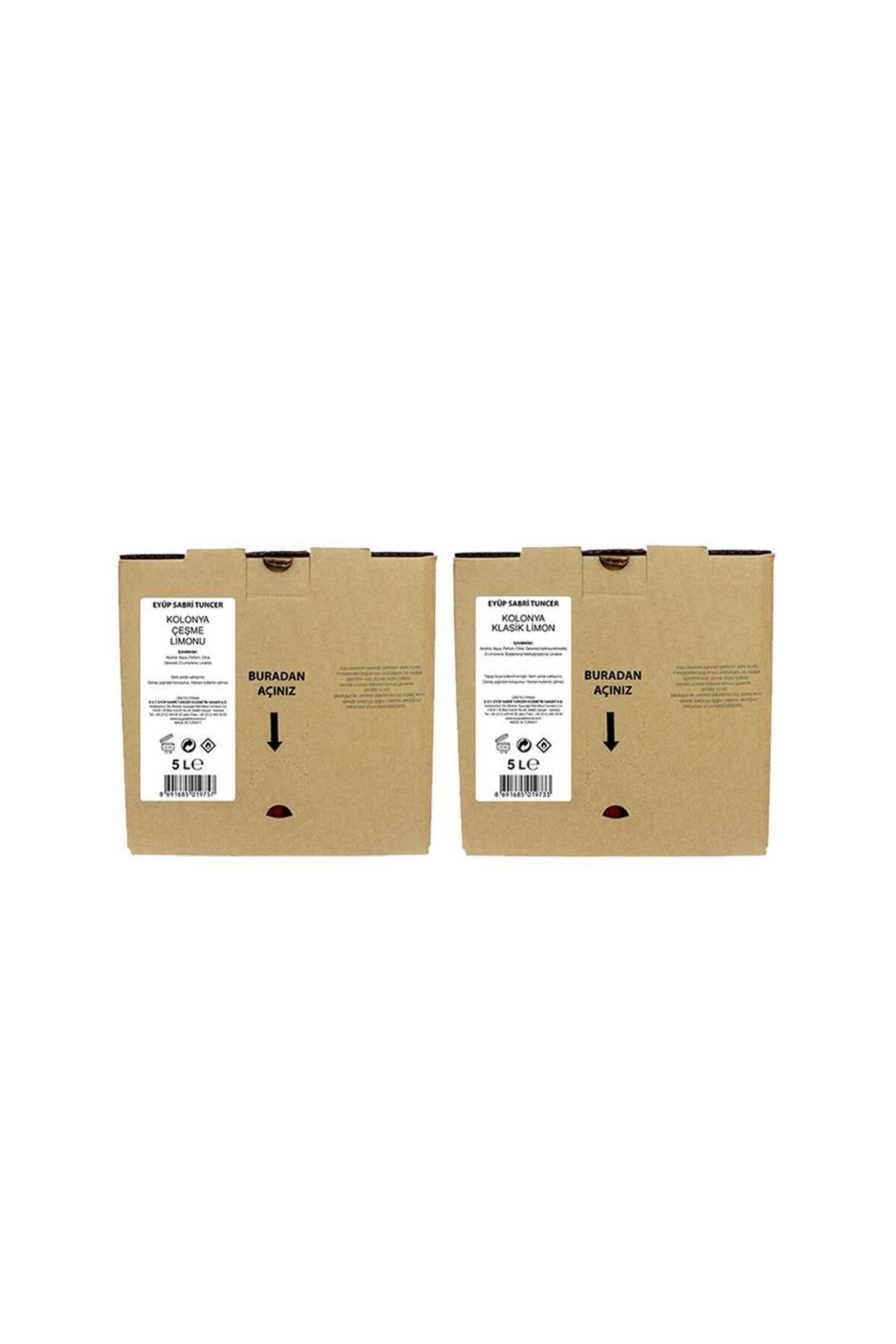 Klasik ve Çeşme Limonu Kolonyası 5 lt - Bag in A Box