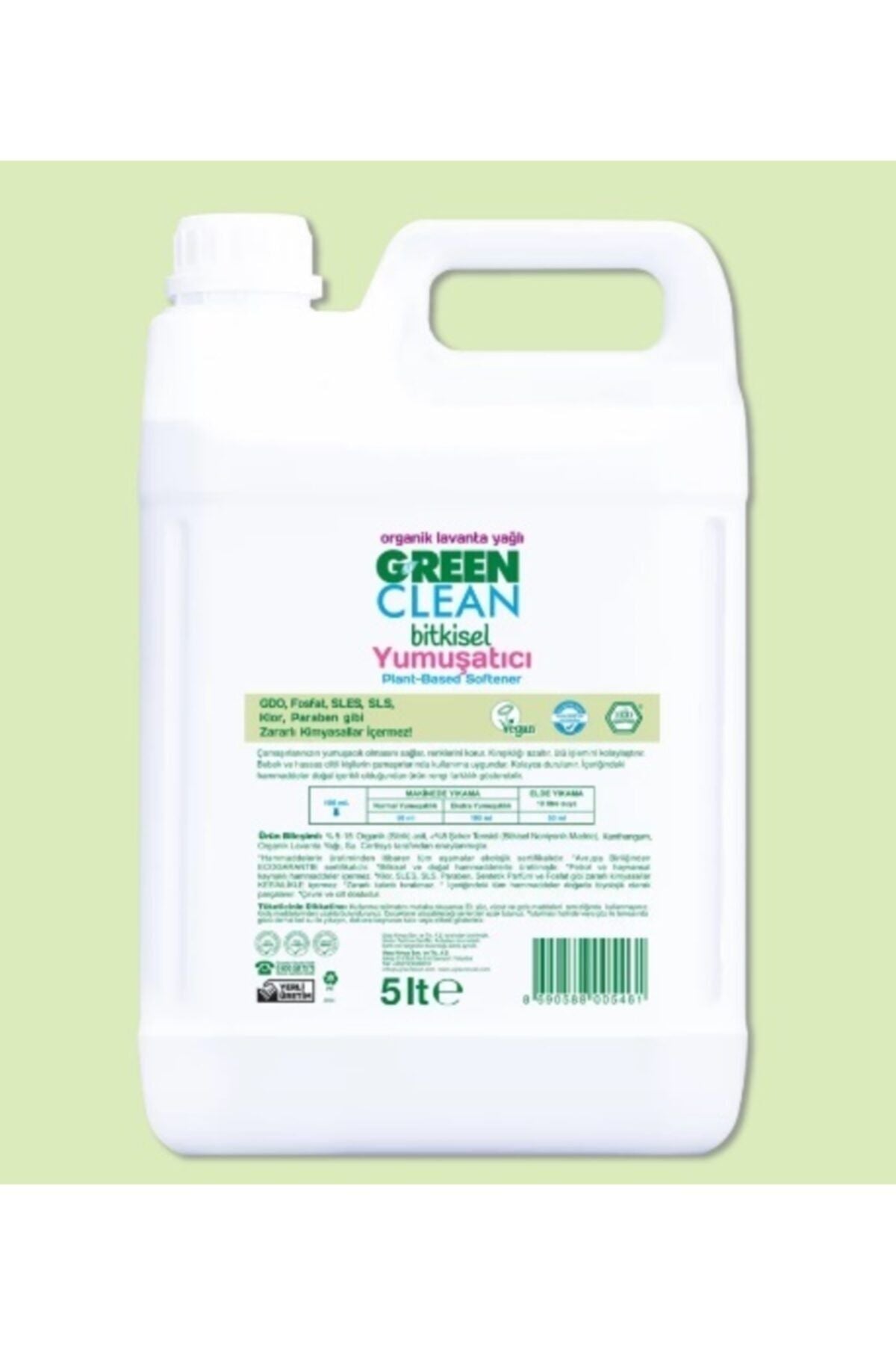Organik Lavanta Yağlı Bitkisel Yumuşatıcı (5000 Ml)