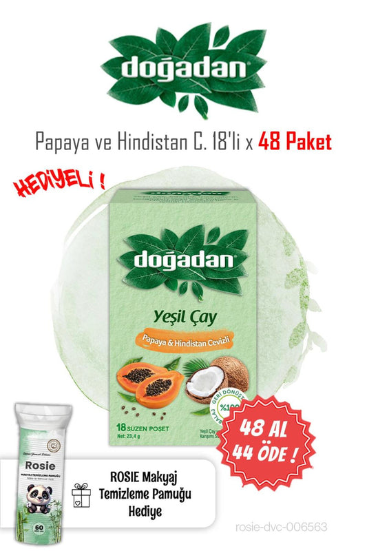 18'li Papaya ve Hindistan Cevizi 48 AL 44 ÖDE ve ROSIE