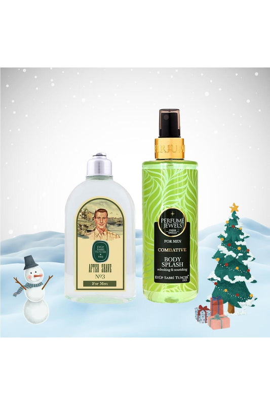 Yılbaşı Paketi Erkek Body Splash Combative 250 ml ve Tıraş Kolonyası No:3