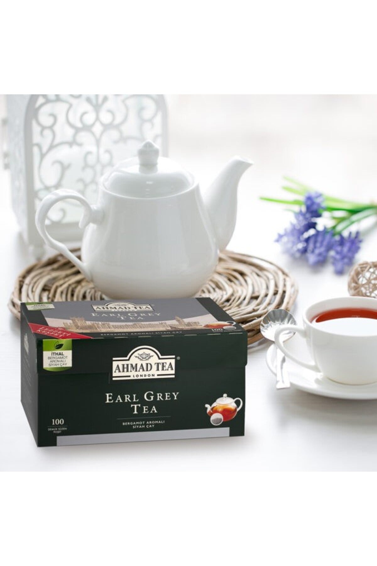 3 Paket 100’lü Earl Grey Demlik Poşet Çay 320 G ve Oda Kokusu