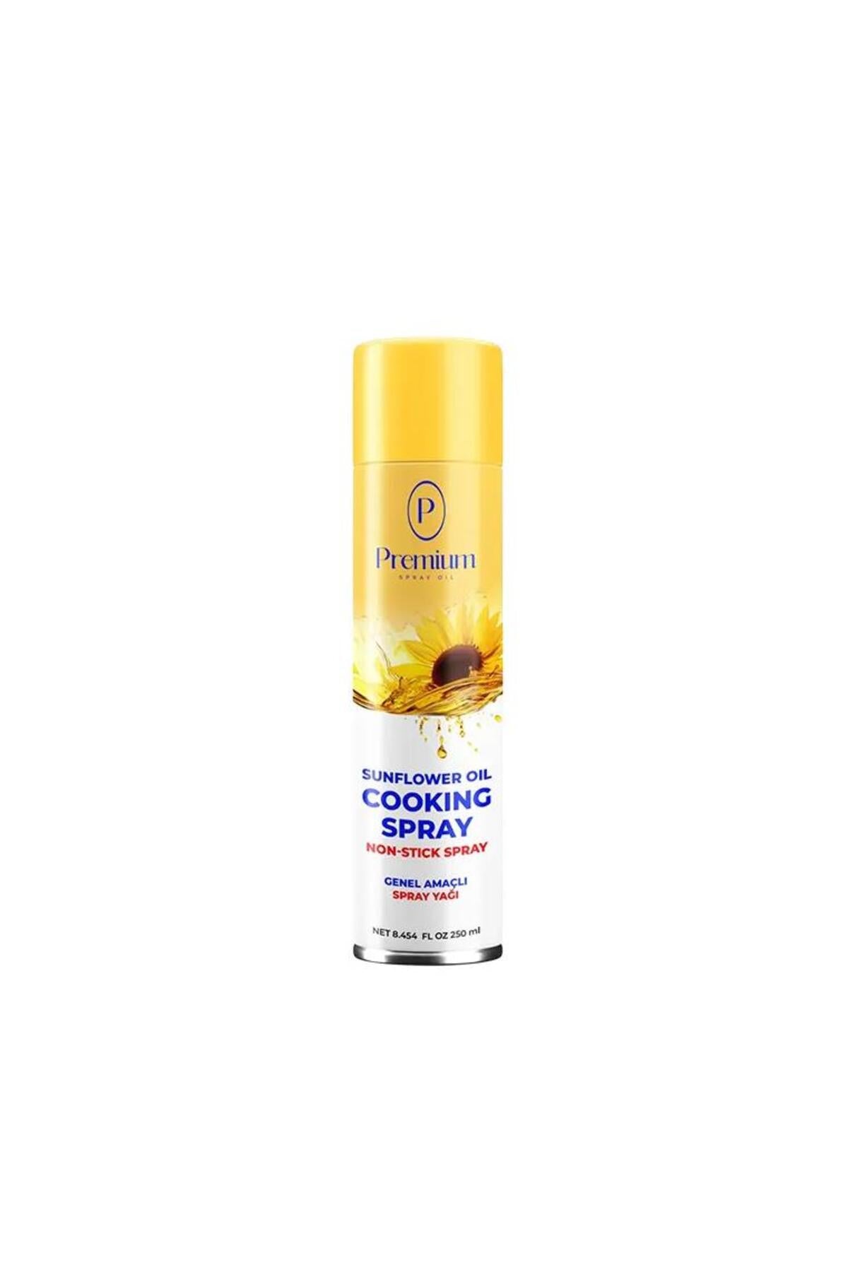 Cooking Spray, Hafif ve Pratik Pişirme Ayçiçek Yağı Spreyi 250 ml