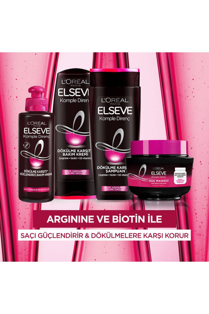 L'Oréal Paris Arginine Direnç Dökülme Karşıtı Şampuan 450 ml 4 Adet