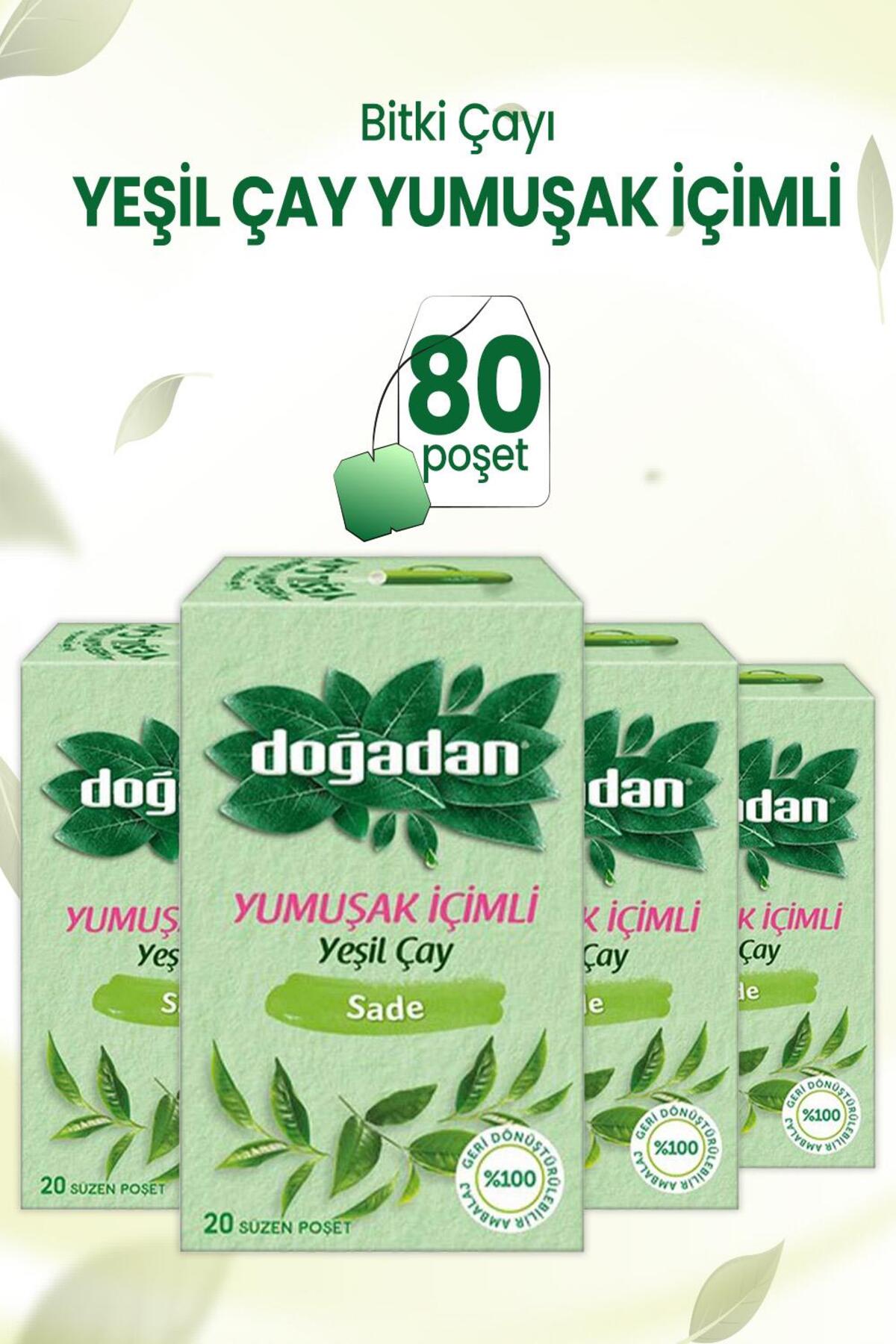 Yeşil Çay Yumuşak İçimli 20'li x 4 adet