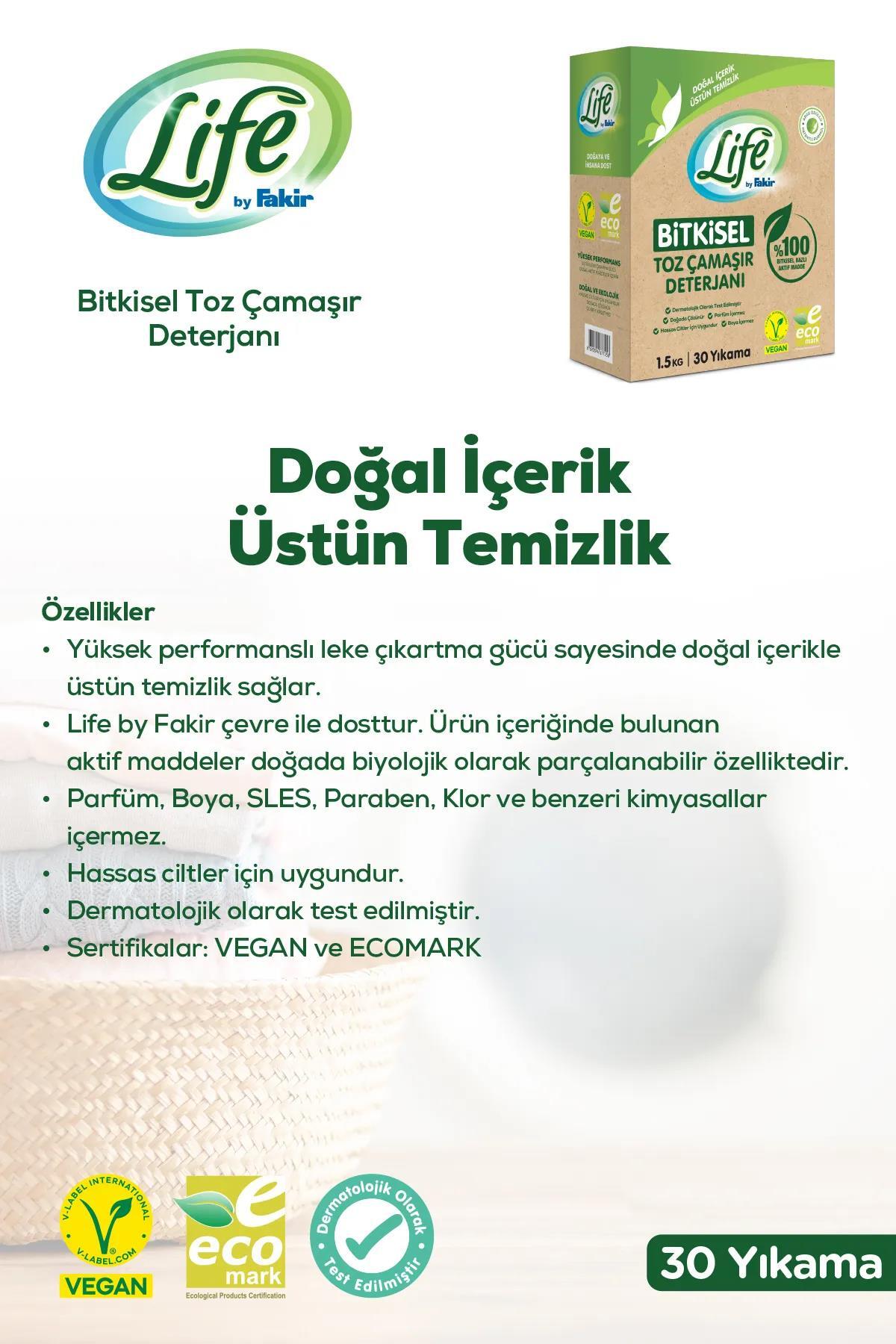 %100 Bitkisel Toz Çamaşır Deterjanı 1.5 Kg, Baby Granül Sabun 1 Kg Ve Rosıe