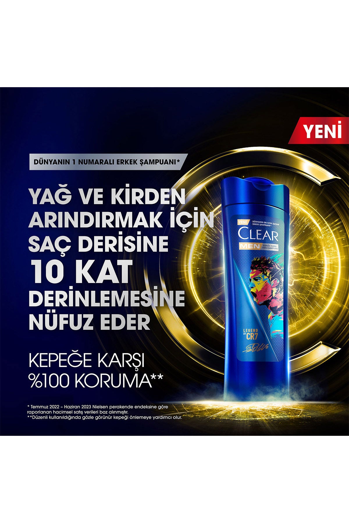 Men Kepeğe Karşı Etkili Şampuan Legend by CR7 350 ml x3