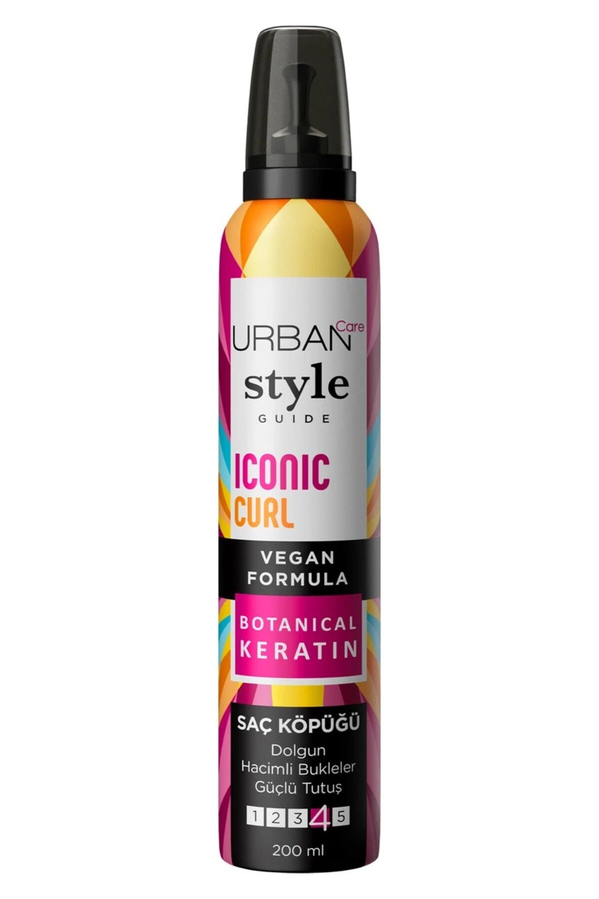 Style Guide Iconic Curl Hacimli Bukleler Sağlayan Saç Köpüğü-Güçlü Tutuş-vegan-200 ml