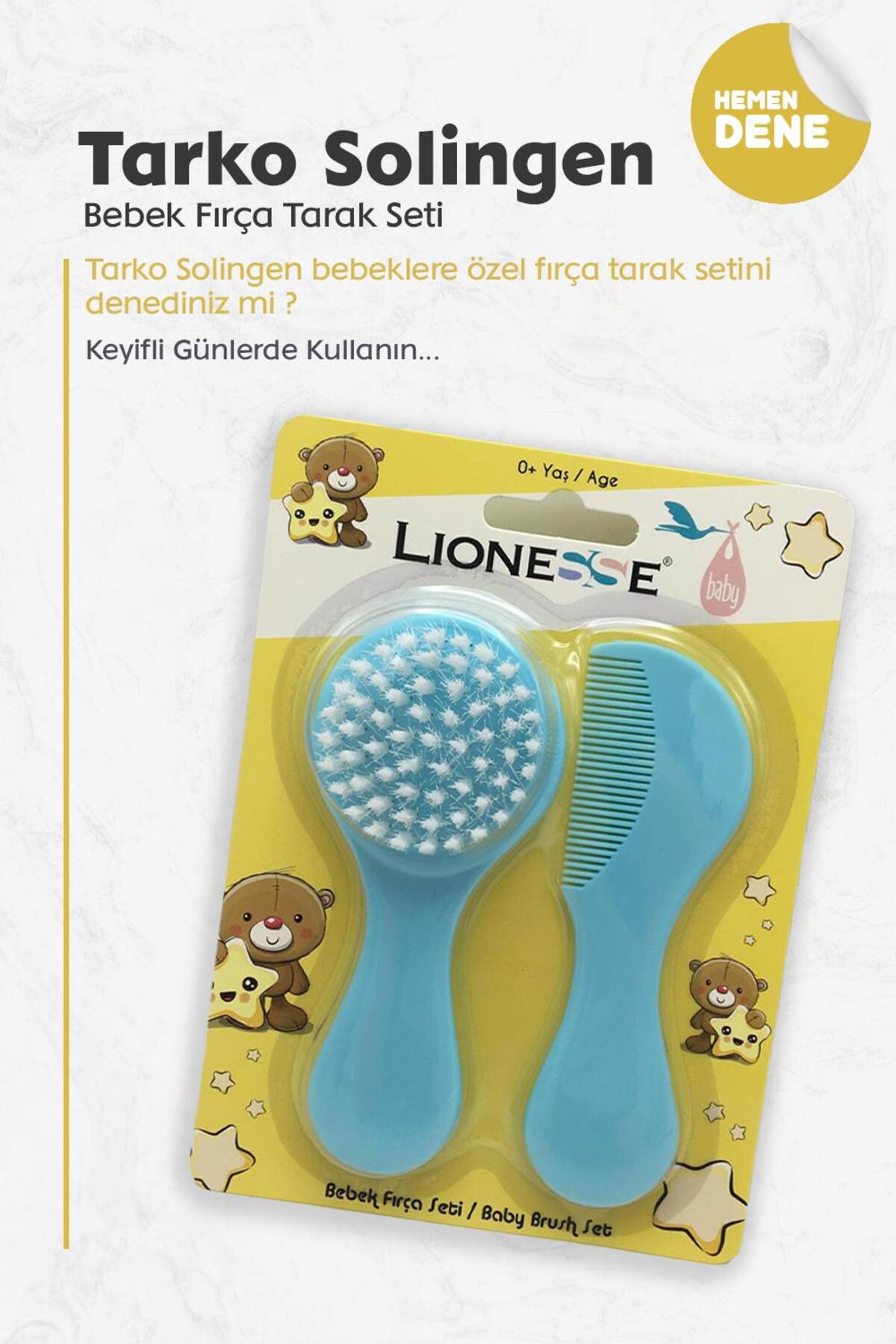 Lionesse Fırça Tarak Seti - Mavi