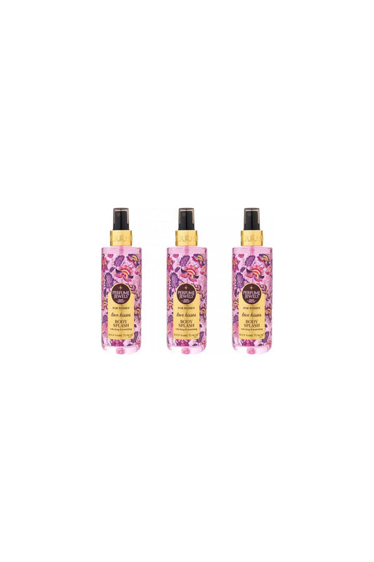 Pj Body Splash Love Kisses 250 ml x 3