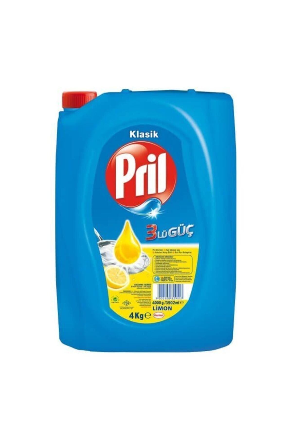 Elde Bulaşık Deterjanı Üç Etkili Güç Limon 4 kg