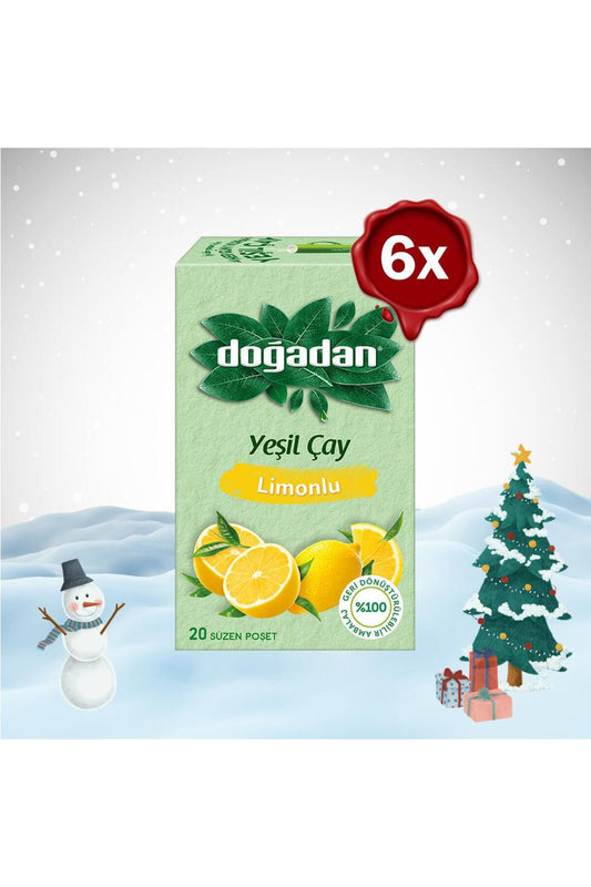 Yılbaşı Paketi Yeşil Çay Limonlu 20'li x 6