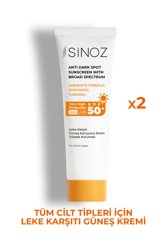 Spf 50+ Yüz Güneş Kremi - Normal Ve Kuru Ciltler Için Günlük Kullanım (2 X 50 Ml)