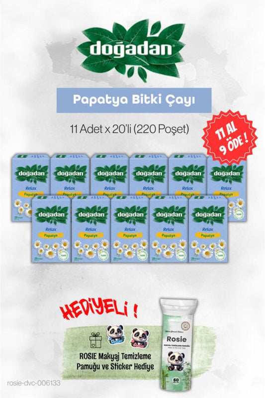 11 AL 9 ÖDE Papatya Bitki Çayı ve Rosie