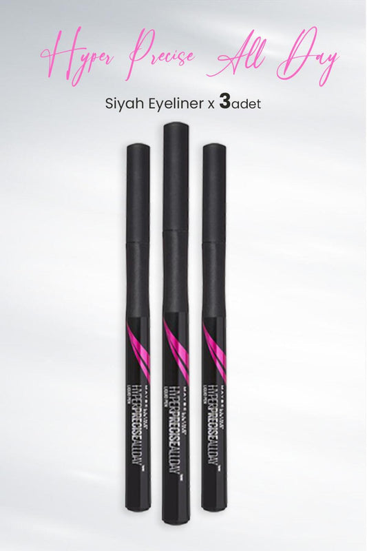 Eyeliner Hyper Precise All Day Siyah X 3 Adet