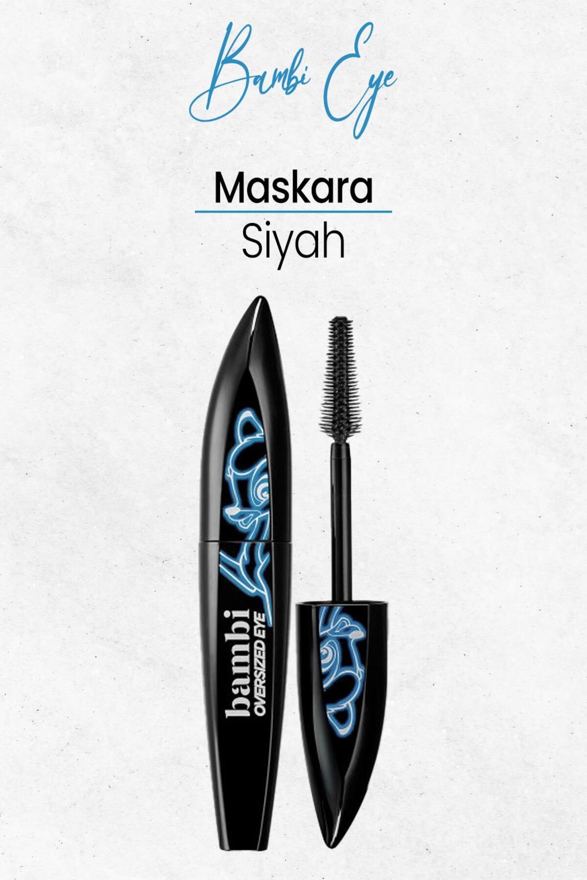 Bambi Oversized Eye Maskara Siyah X 2 Adet
