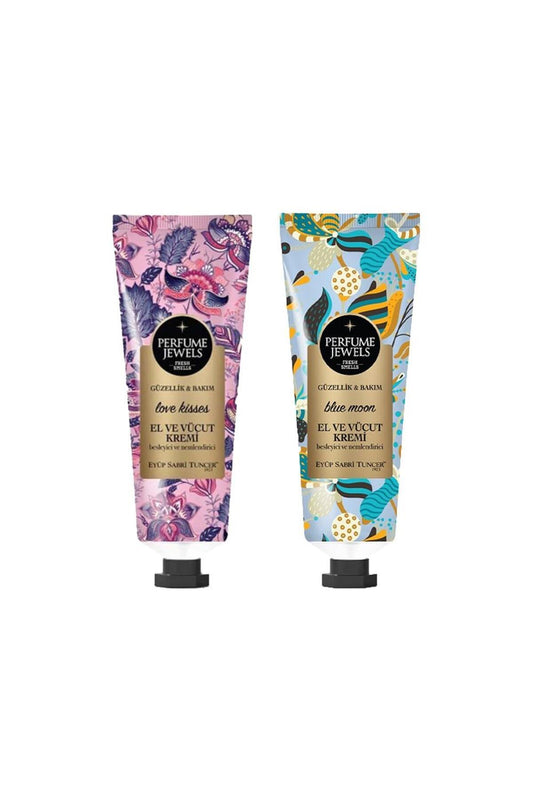 Perfume Jewels Love Kisses ve Blue Moon El Kremi 50ML
