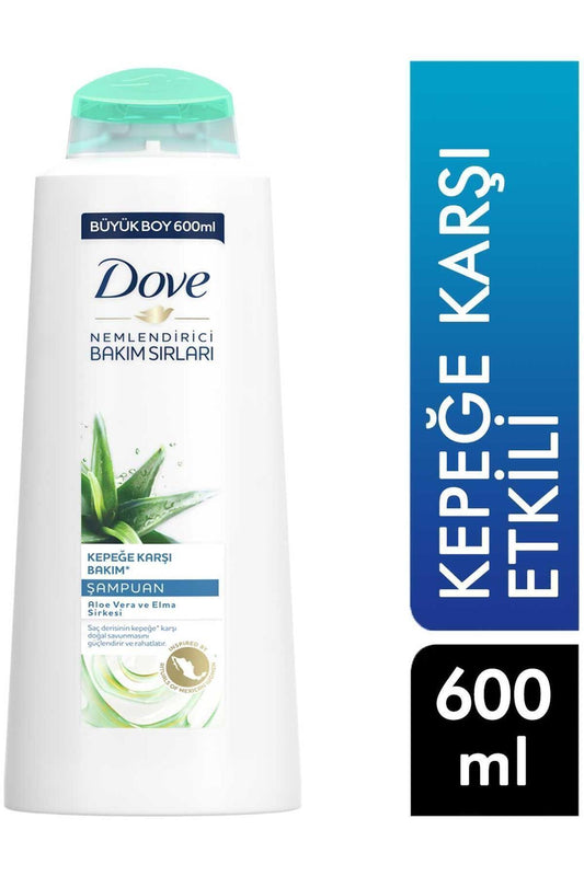 Aloe Vera ve Elma Sirkeli Kepeğe Karşı Etkili Şampuan 600 ML