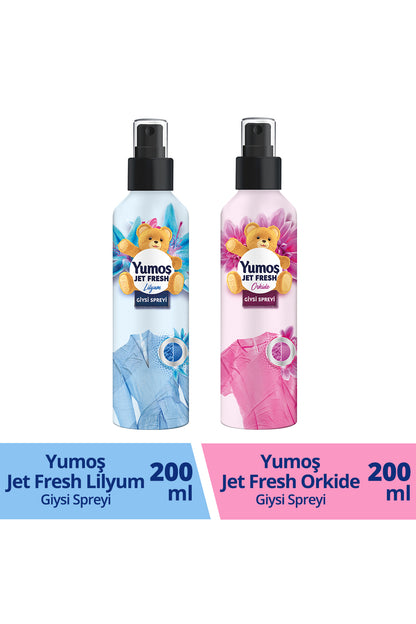 Jet Fresh Giysi Spreyi Lilyum 200 ml 1 Adet Jet Fresh Giysi Spreyi Orkide 200 ml
