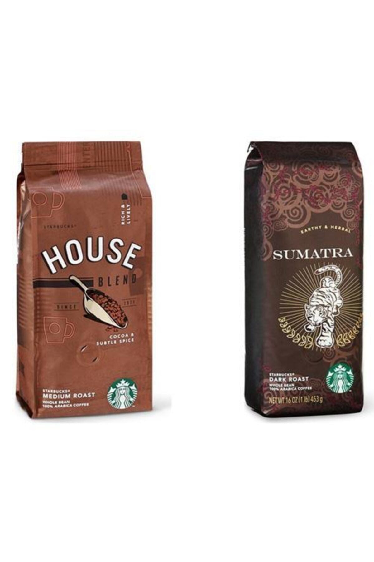 House Blend Ve Sumatra Çekirdek Kahve 250 gr