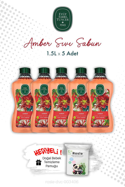 Amber Sıvı Sabun 1.5L X5 ve ROSIE