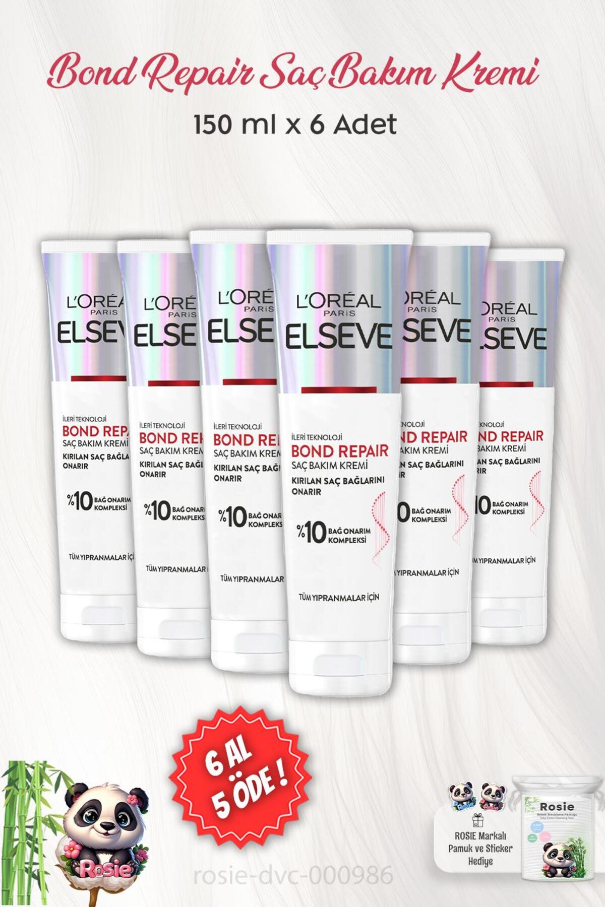 6 AL 5 ÖDE Bond Repair Saç Bakım Kremi 150 ml ve ROSIE