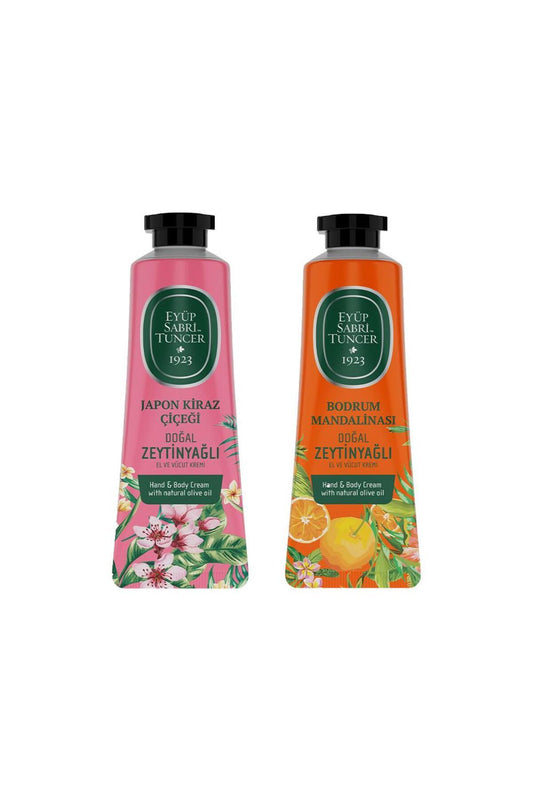 El ve Vücut Kremi Japon Kiraz Çiçeği ve Bodrum Mandalinası 50 ml