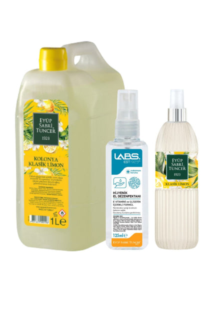 Labs El Dezenfektanı 125 ml, Klasik Limon 150 ML ve 1 Lt