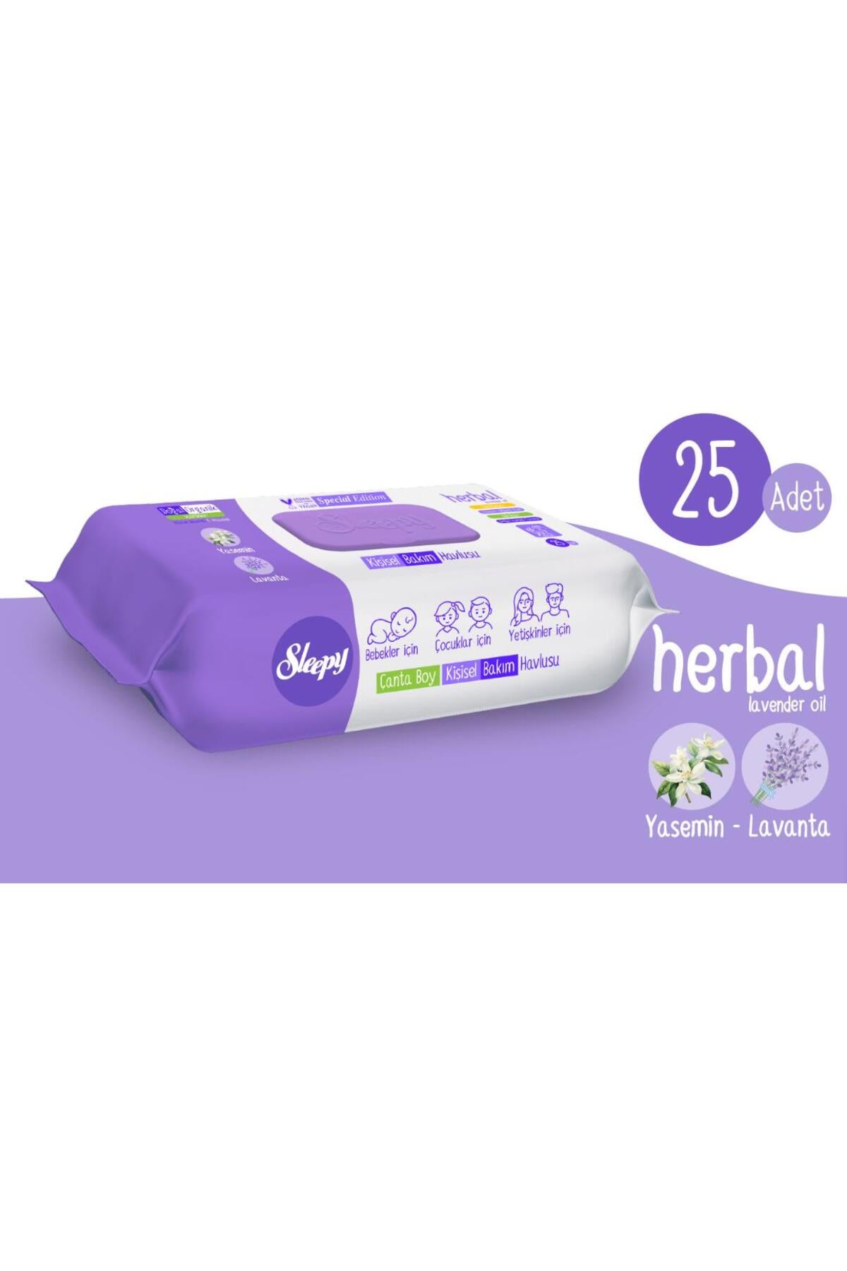 Kişisel Bakım Havlusu 11 Paket, Herbal 25'li ve ROSIE Koku