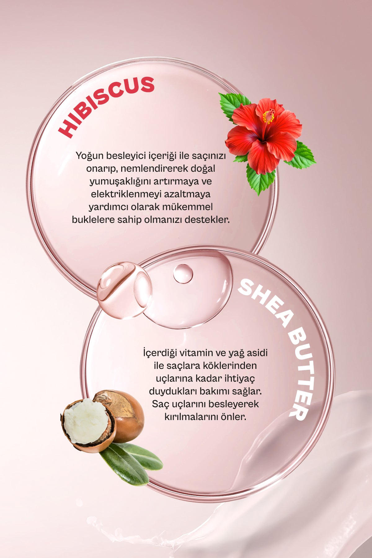 Vücut Kremi Hediyeli Hibiscus Saç Bakım Seti
