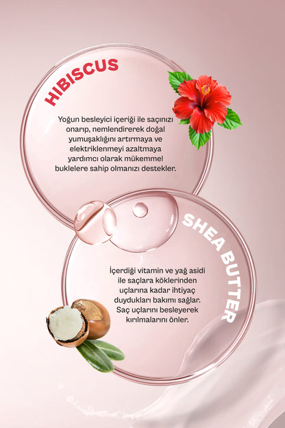 Vücut Kremi Hediyeli Hibiscus Saç Bakım Seti