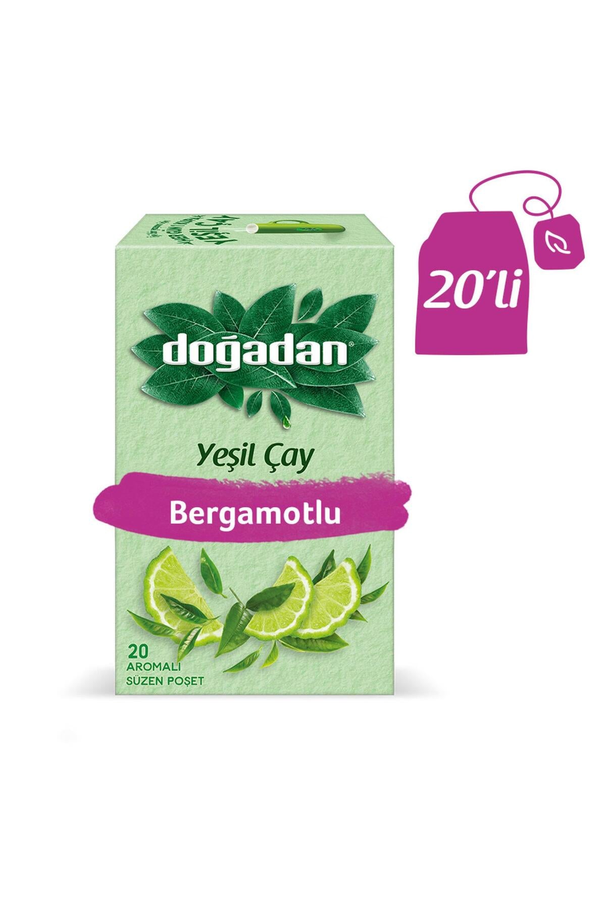 Yeşil Çay Bergamot Aromalı 20'Li
