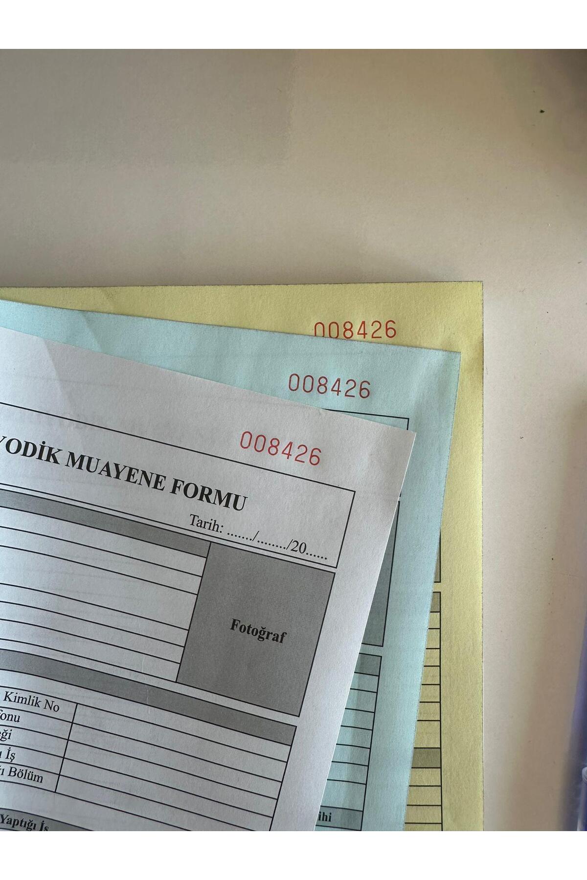 6 adet İşe Giriş Periyodik Muayene Formu ( Ek 2 Sağlık Raporu)